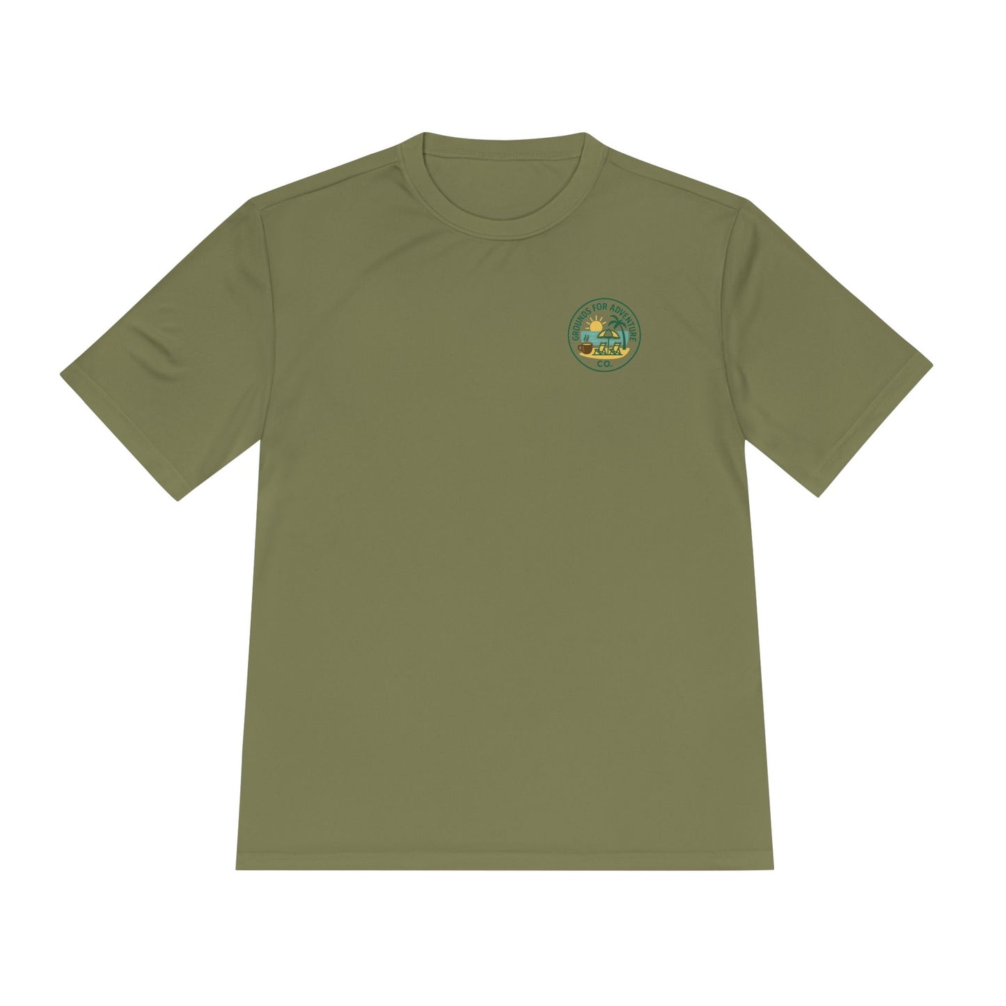 Beach Scene Moisture Wicking Tee
