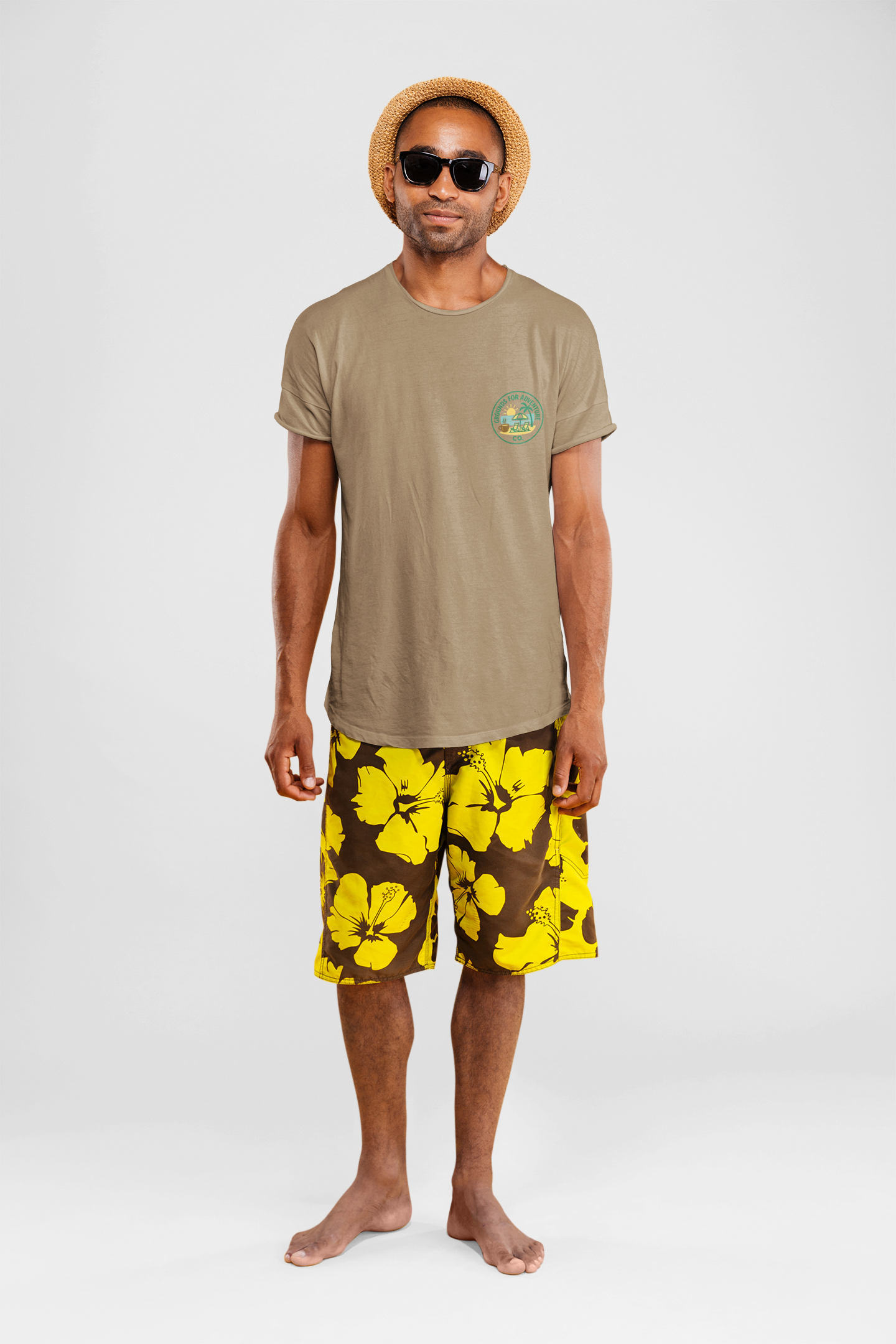 Beach Scene Moisture Wicking Tee