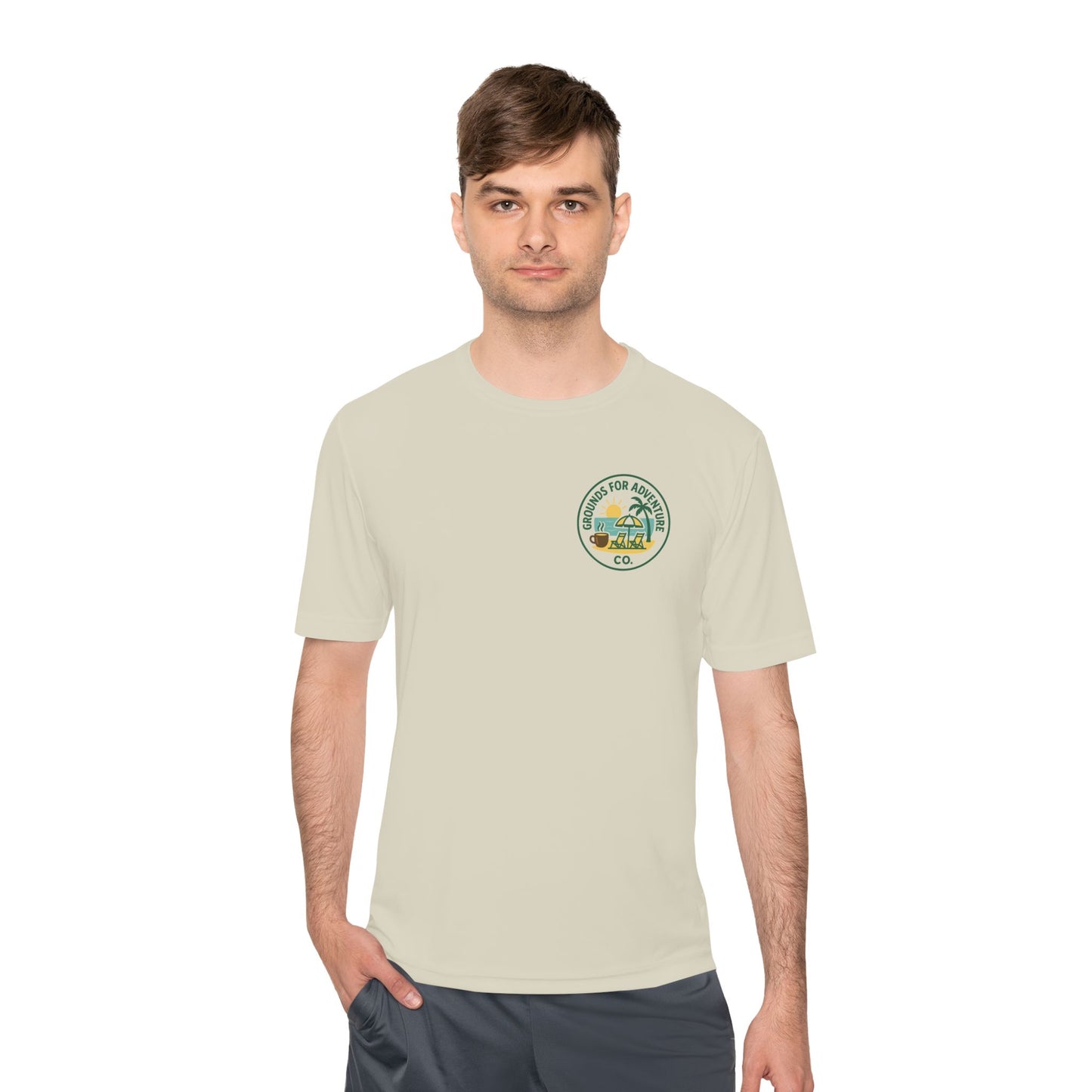 Beach Scene Moisture Wicking Tee