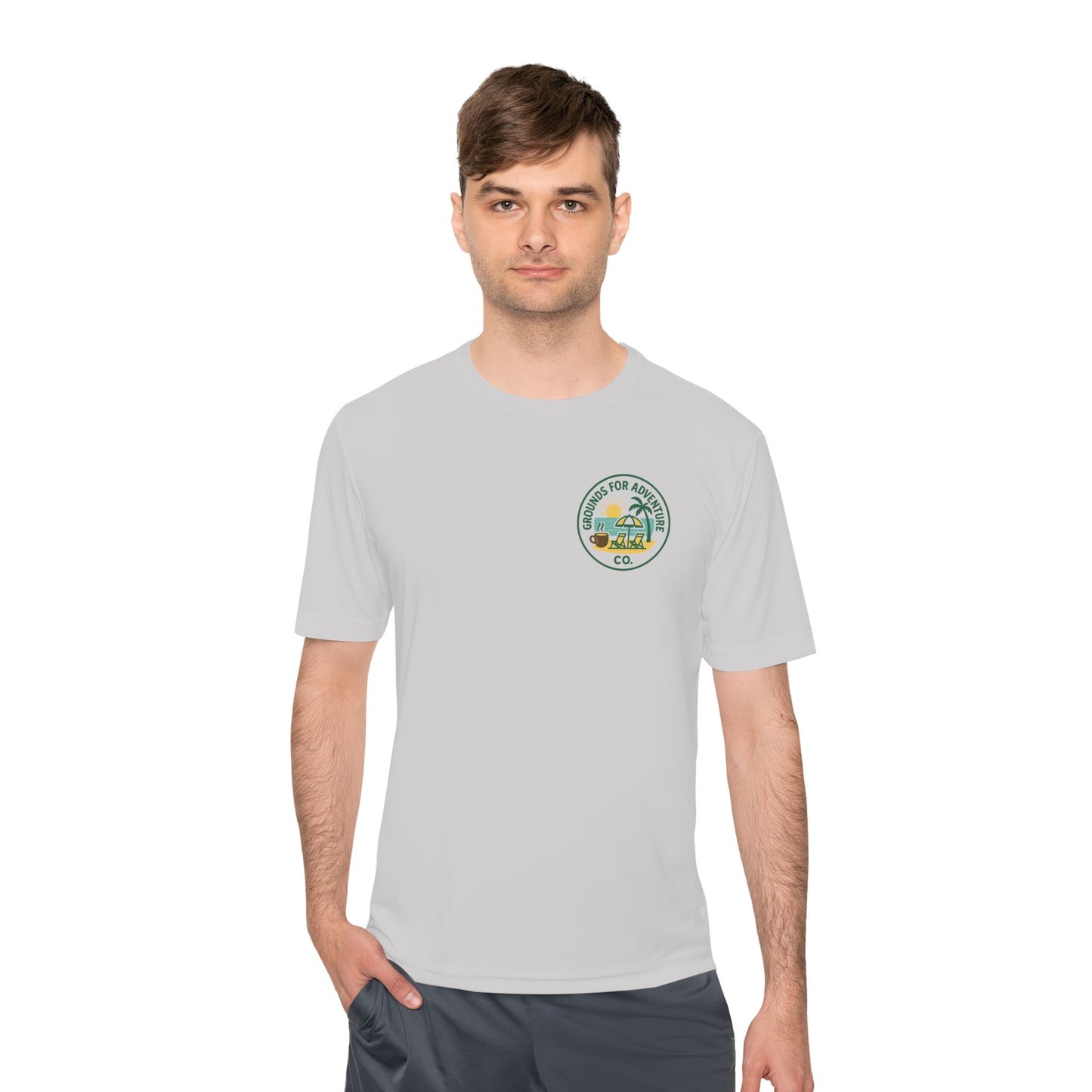 Beach Scene Moisture Wicking Tee