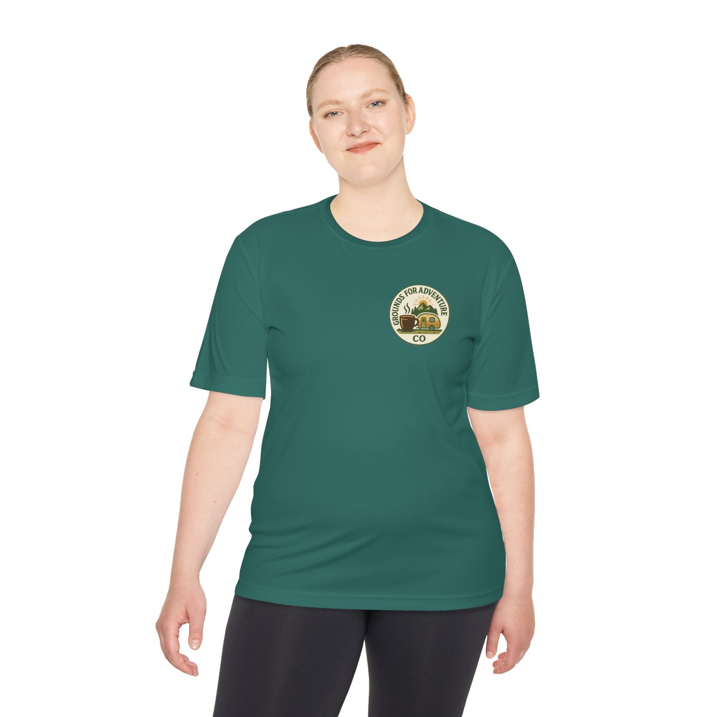 Mountain Scene Camper Moisture Wicking Tee