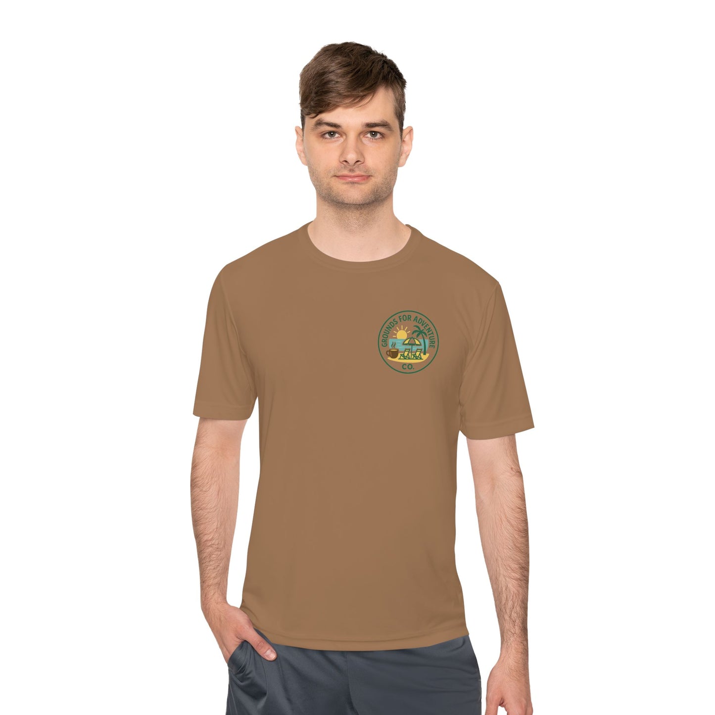 Beach Scene Moisture Wicking Tee