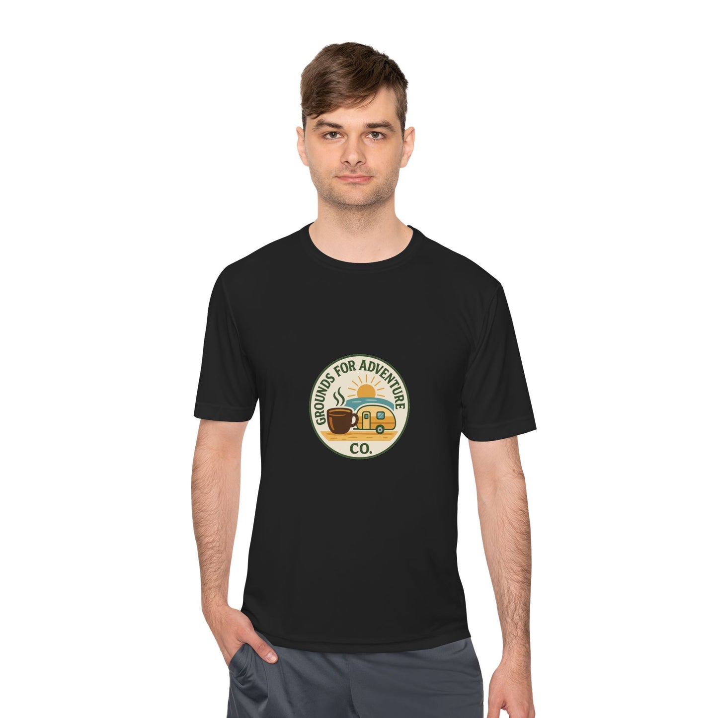 Beach Scene Moisture Wicking Tee Unisex