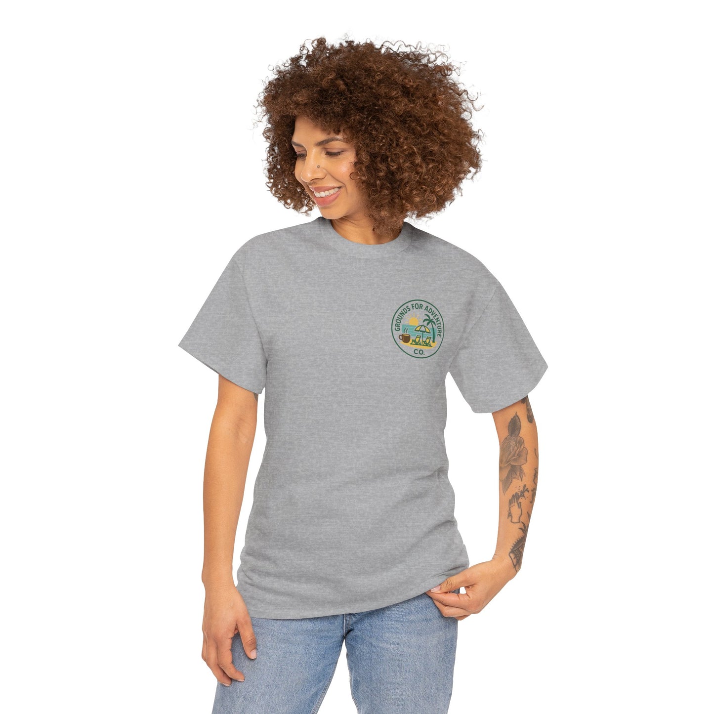 Beach Scene Casual T-Shirt