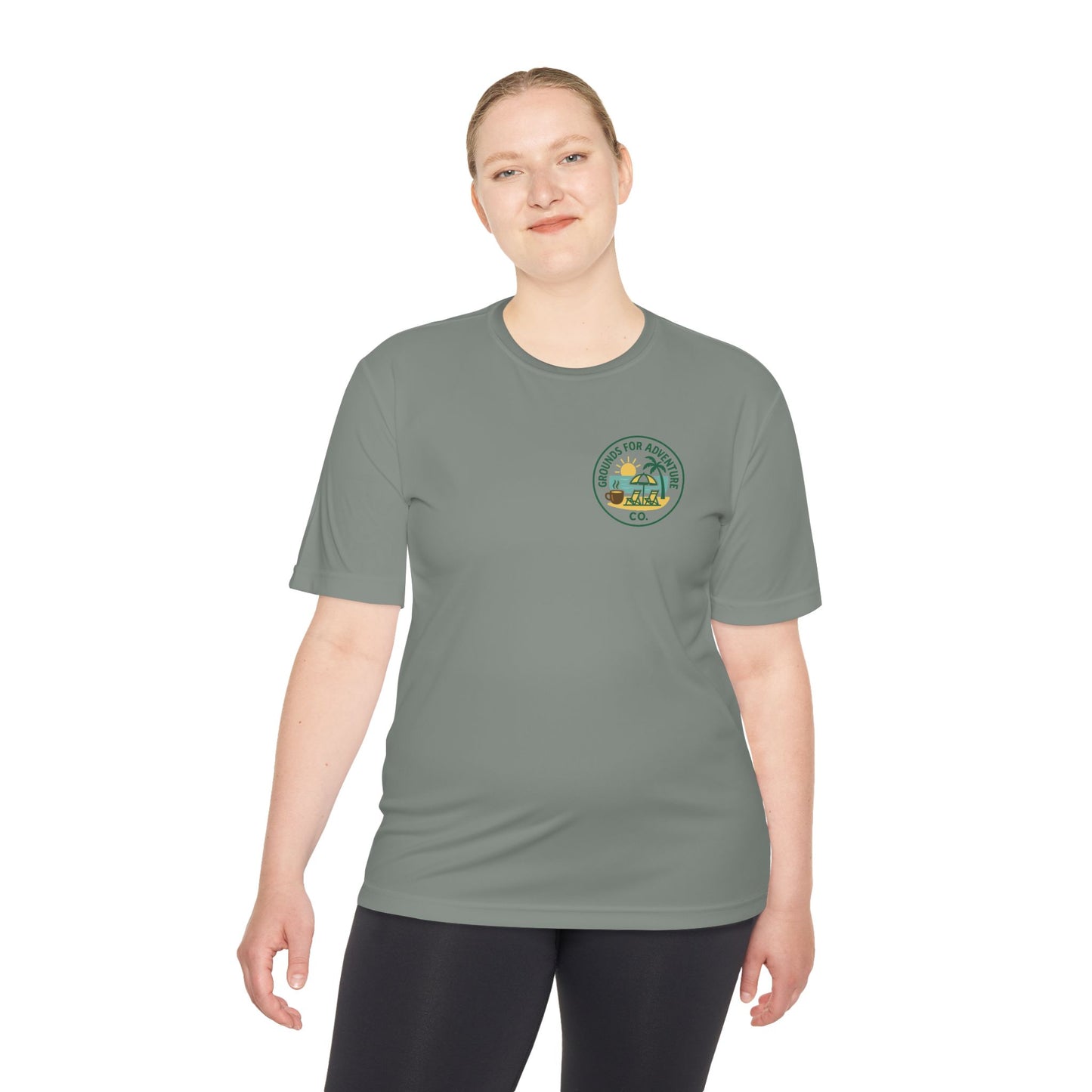 Beach Scene Moisture Wicking Tee