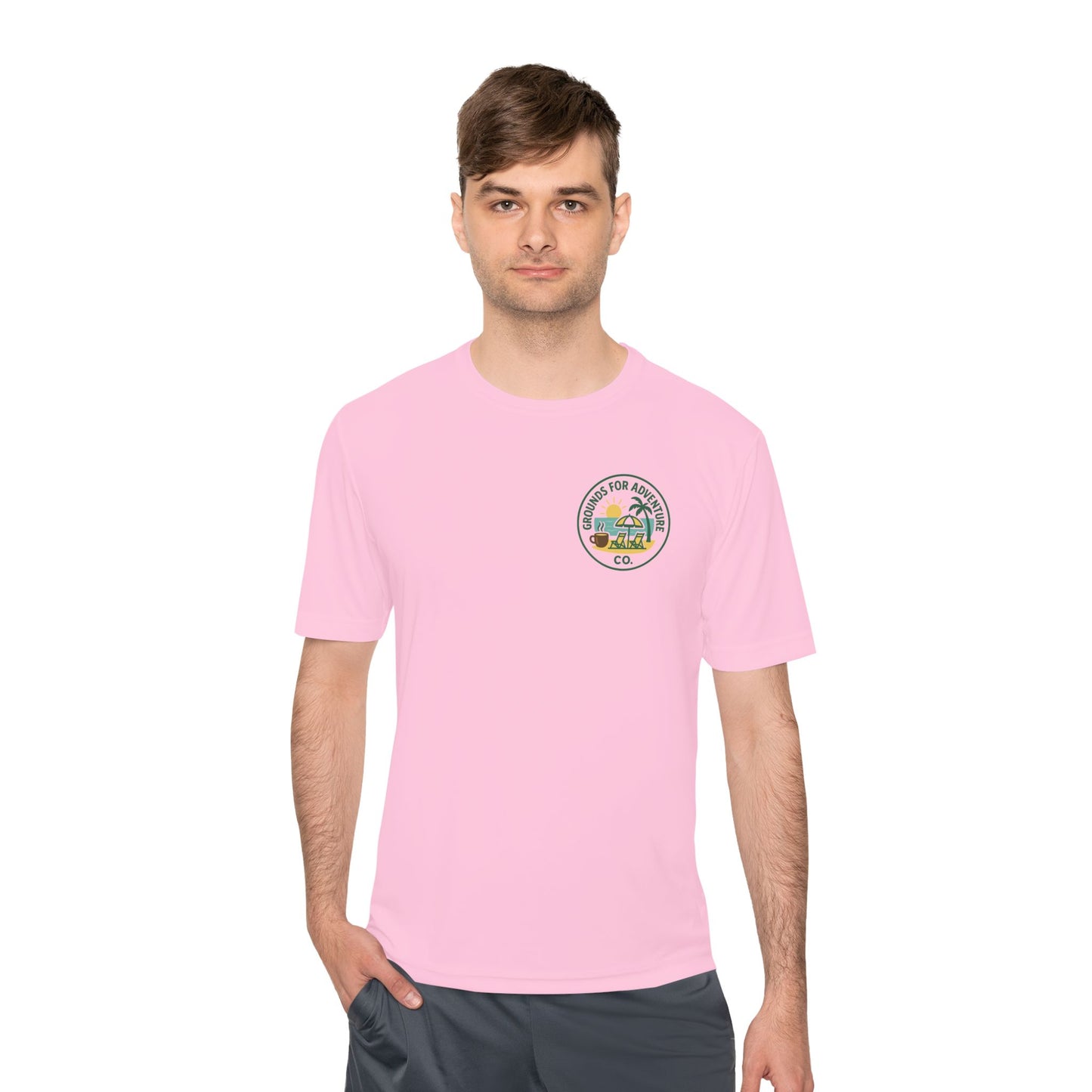 Beach Scene Moisture Wicking Tee