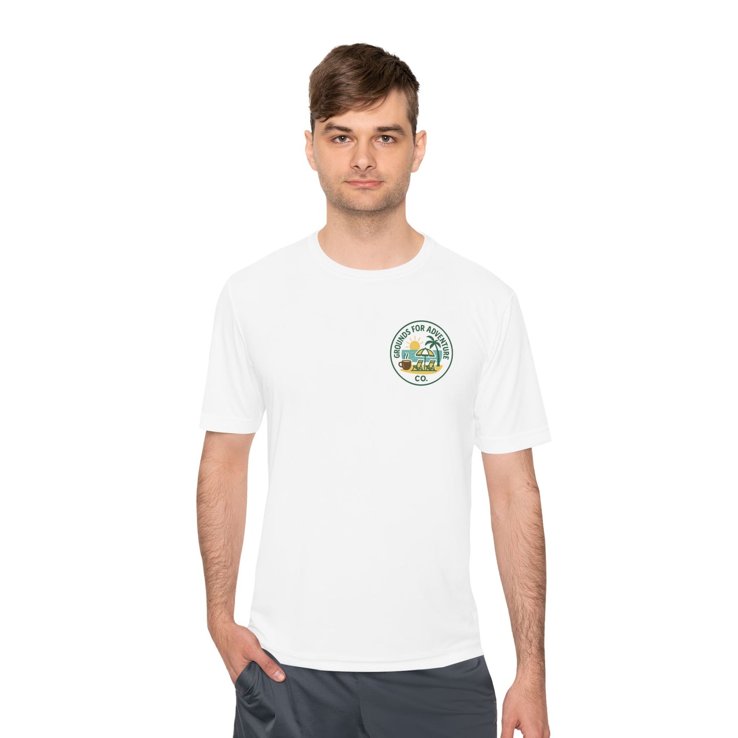Beach Scene Moisture Wicking Tee