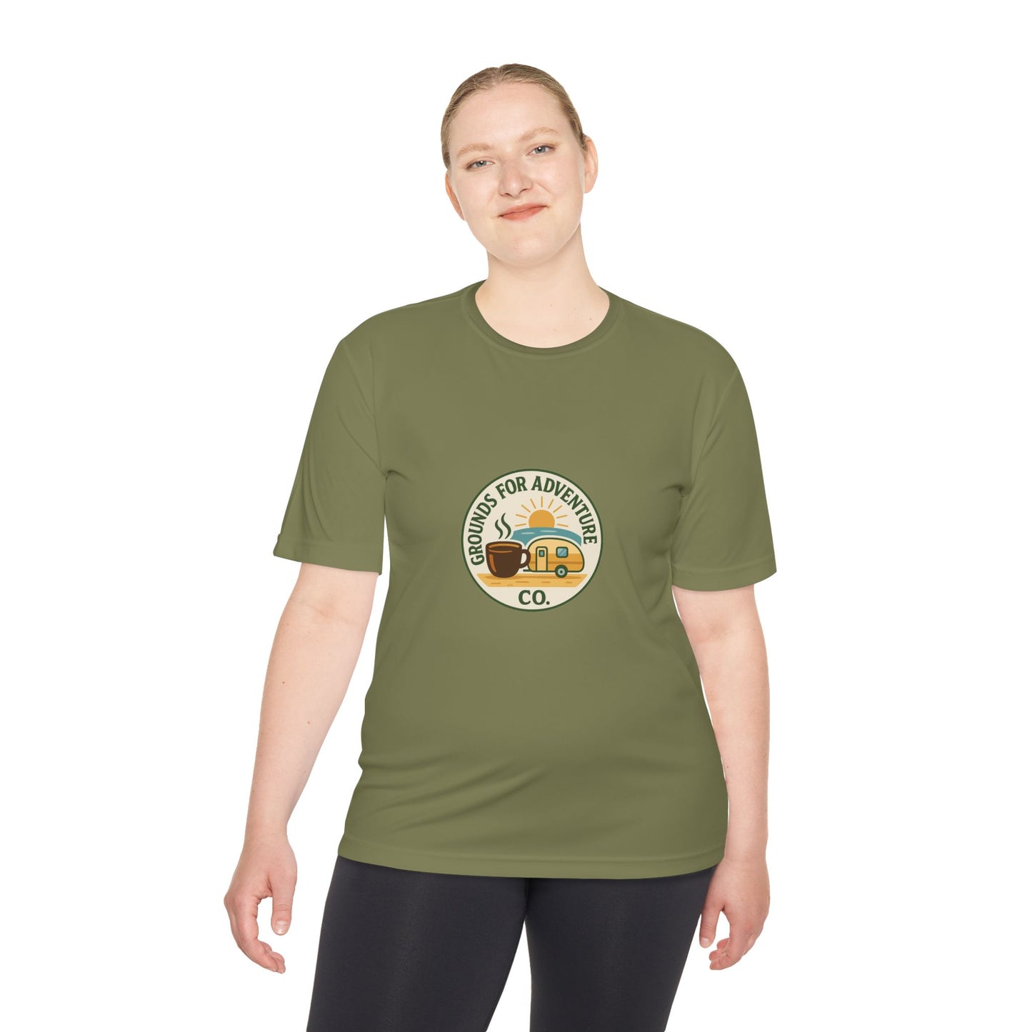 Beach Scene Moisture Wicking Tee Unisex