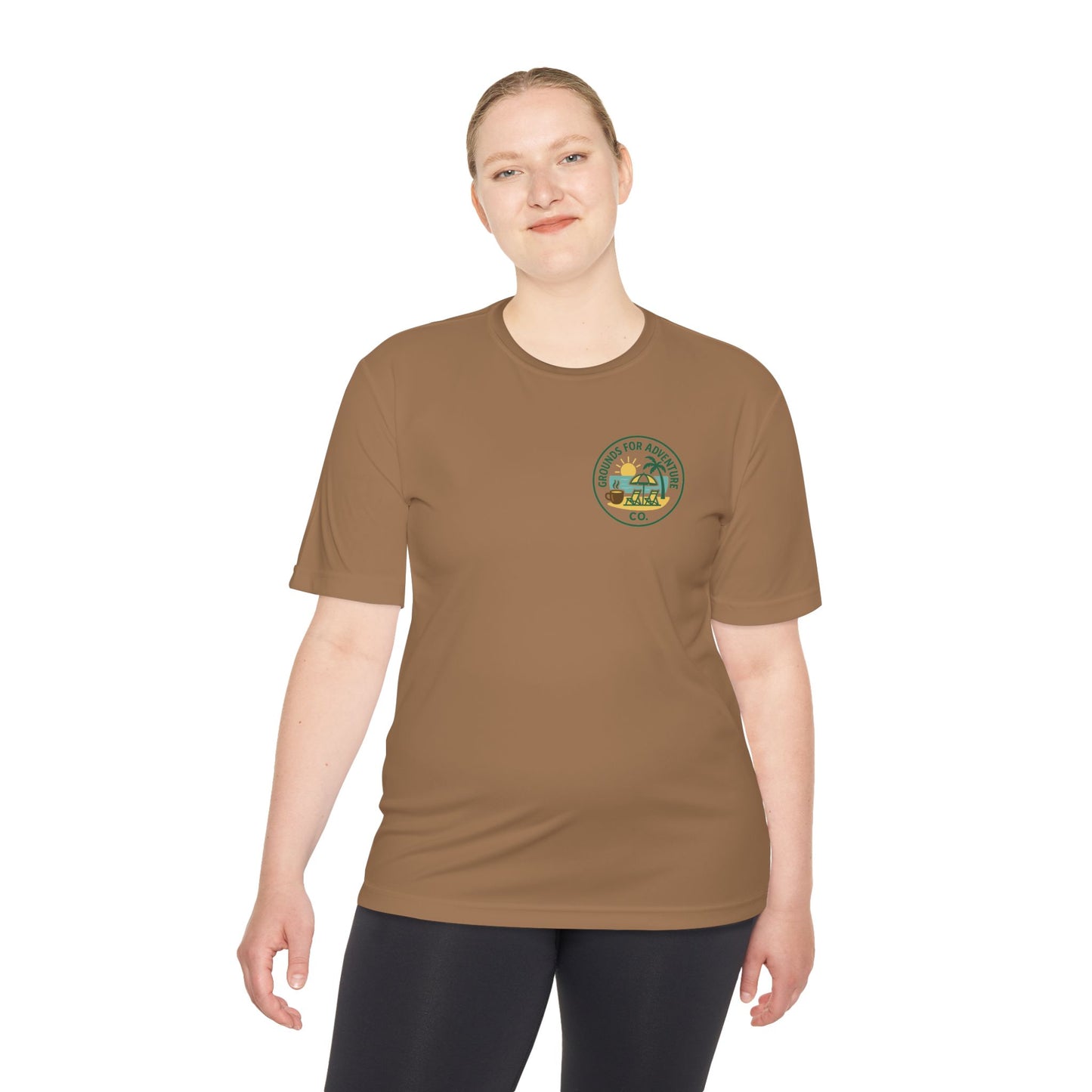 Beach Scene Moisture Wicking Tee