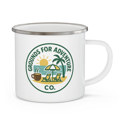 Camping Mug - Beach Scene