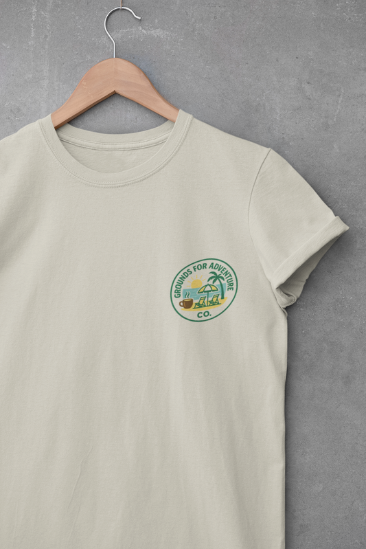 Beach Scene Moisture Wicking Tee