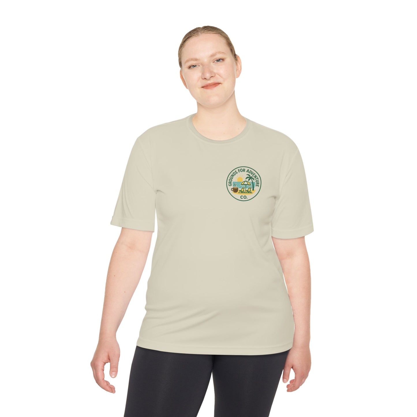 Beach Scene Moisture Wicking Tee