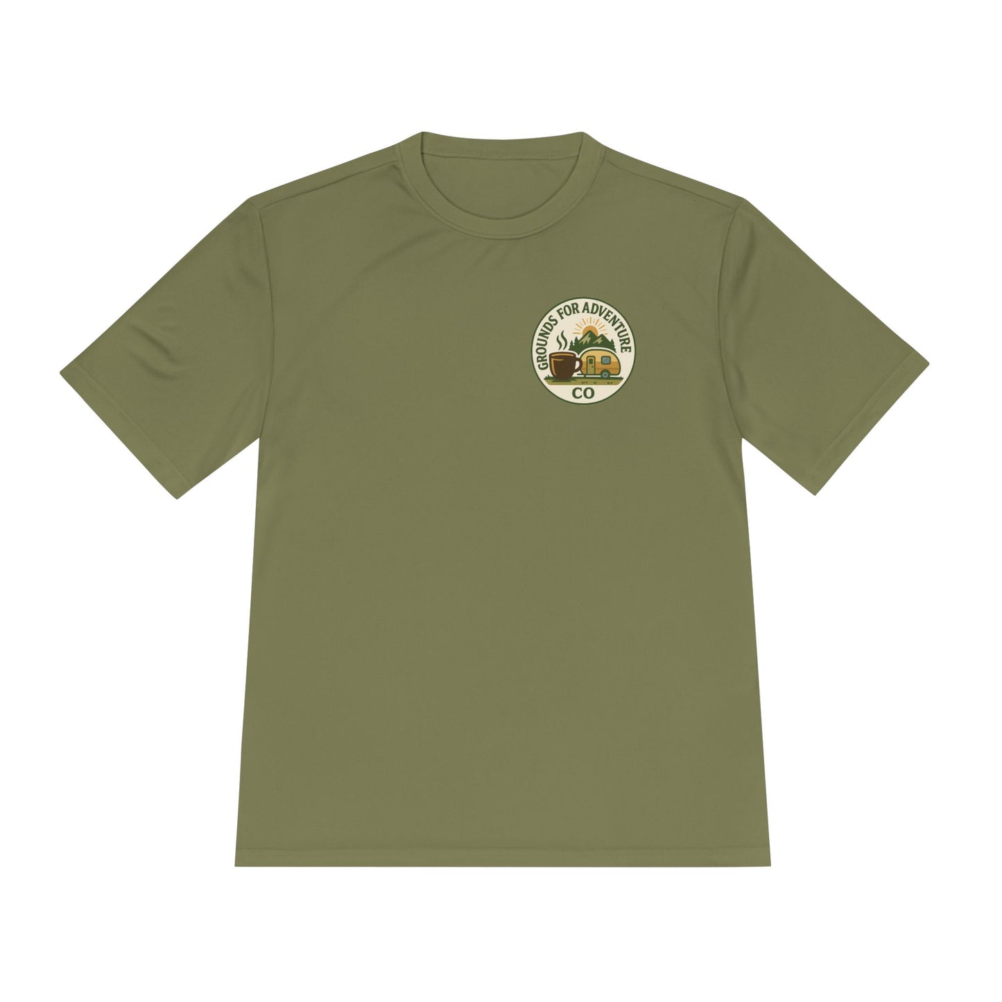 Mountain Scene Camper Moisture Wicking Tee