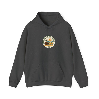 Camper Beach Scene Hoodie