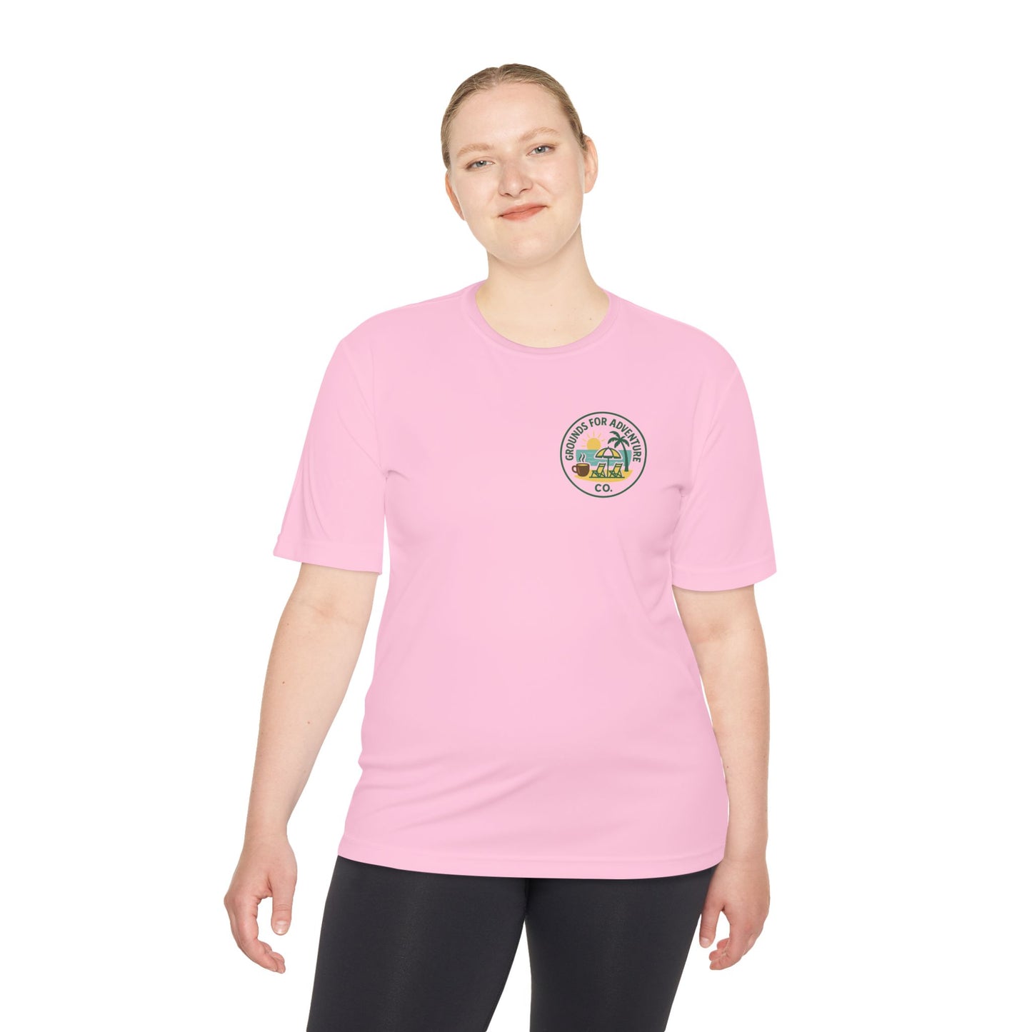 Beach Scene Moisture Wicking Tee