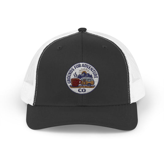 Mountain Scene Snapback Trucker Cap