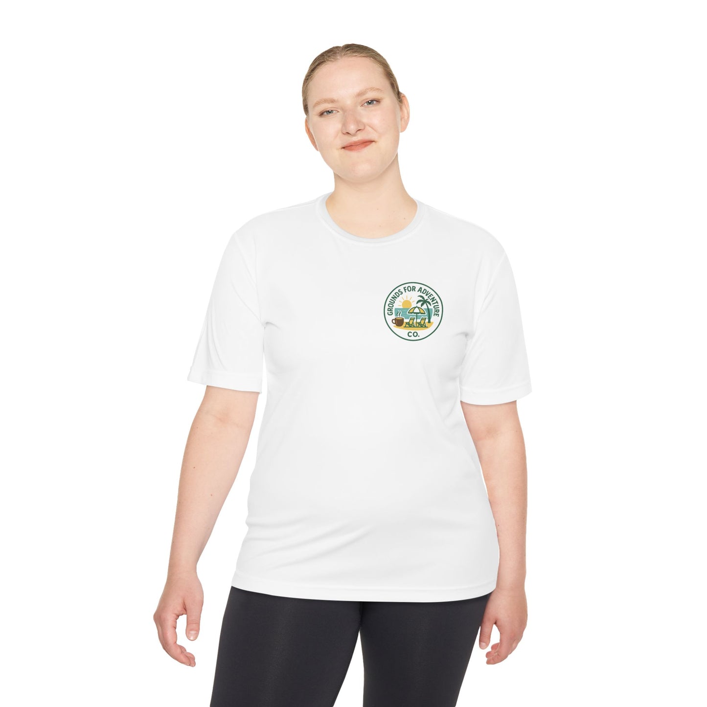 Beach Scene Moisture Wicking Tee