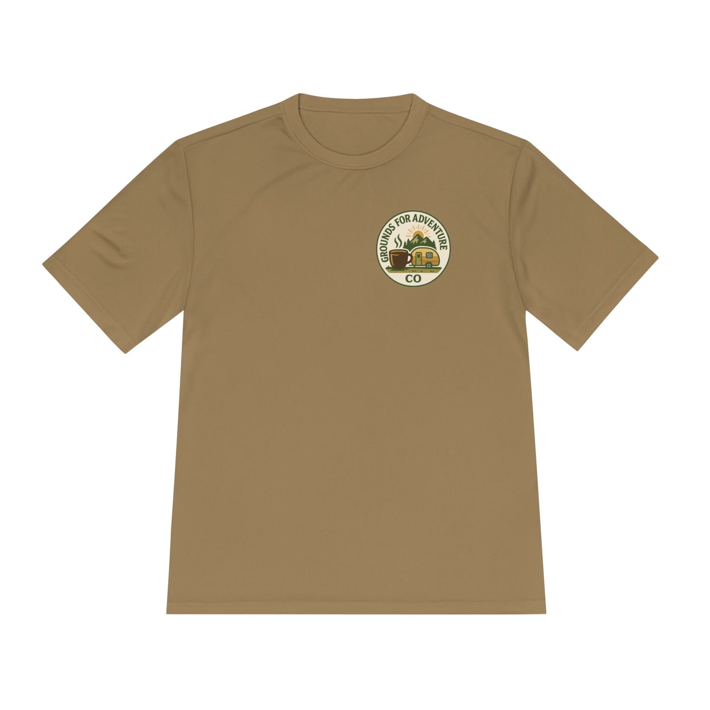 Mountain Scene Camper Moisture Wicking Tee