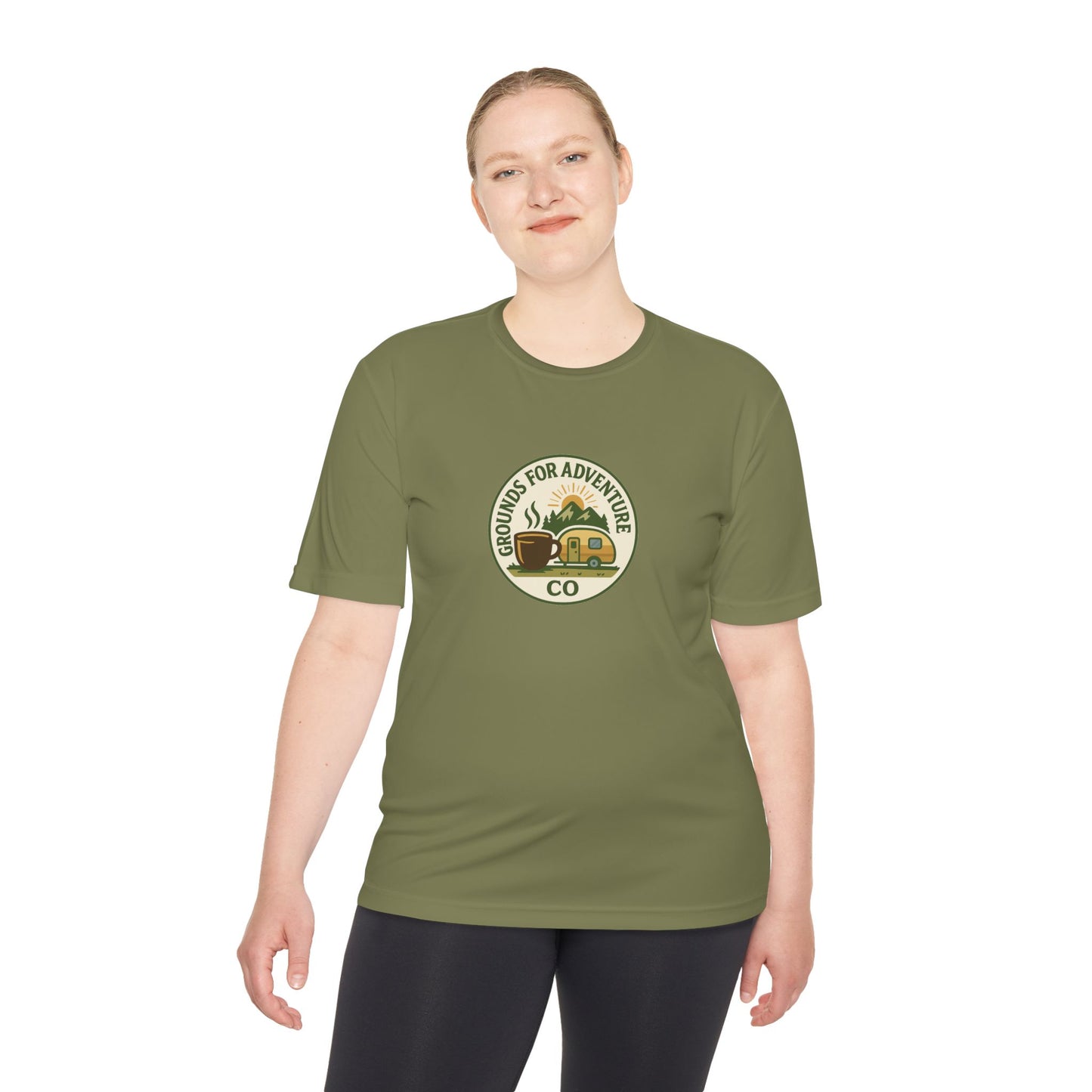 Mountain Scene Moisture Wicking Tee - Unisex Shirt