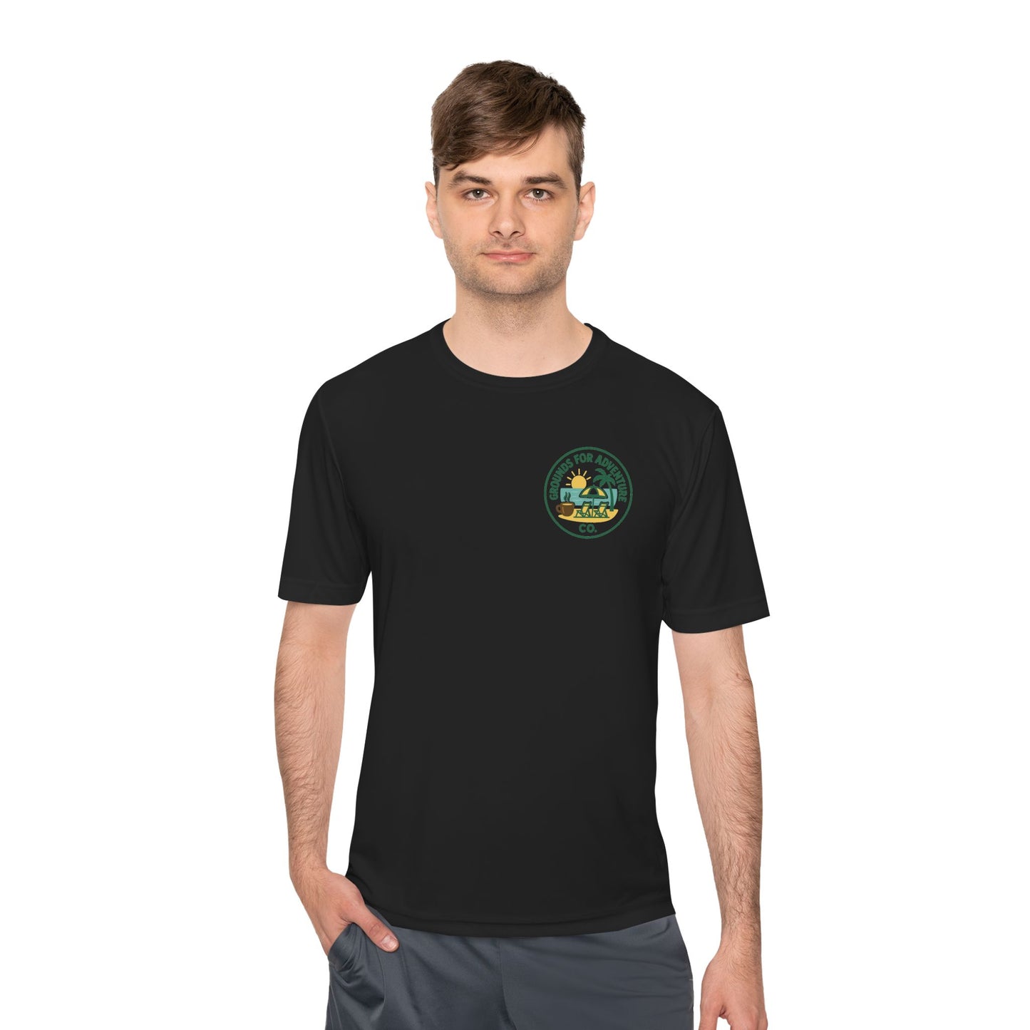 Beach Scene Moisture Wicking Tee