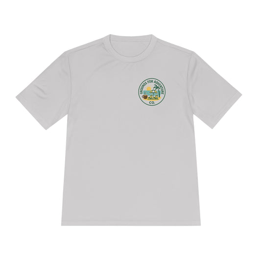 Beach Scene Moisture Wicking Tee